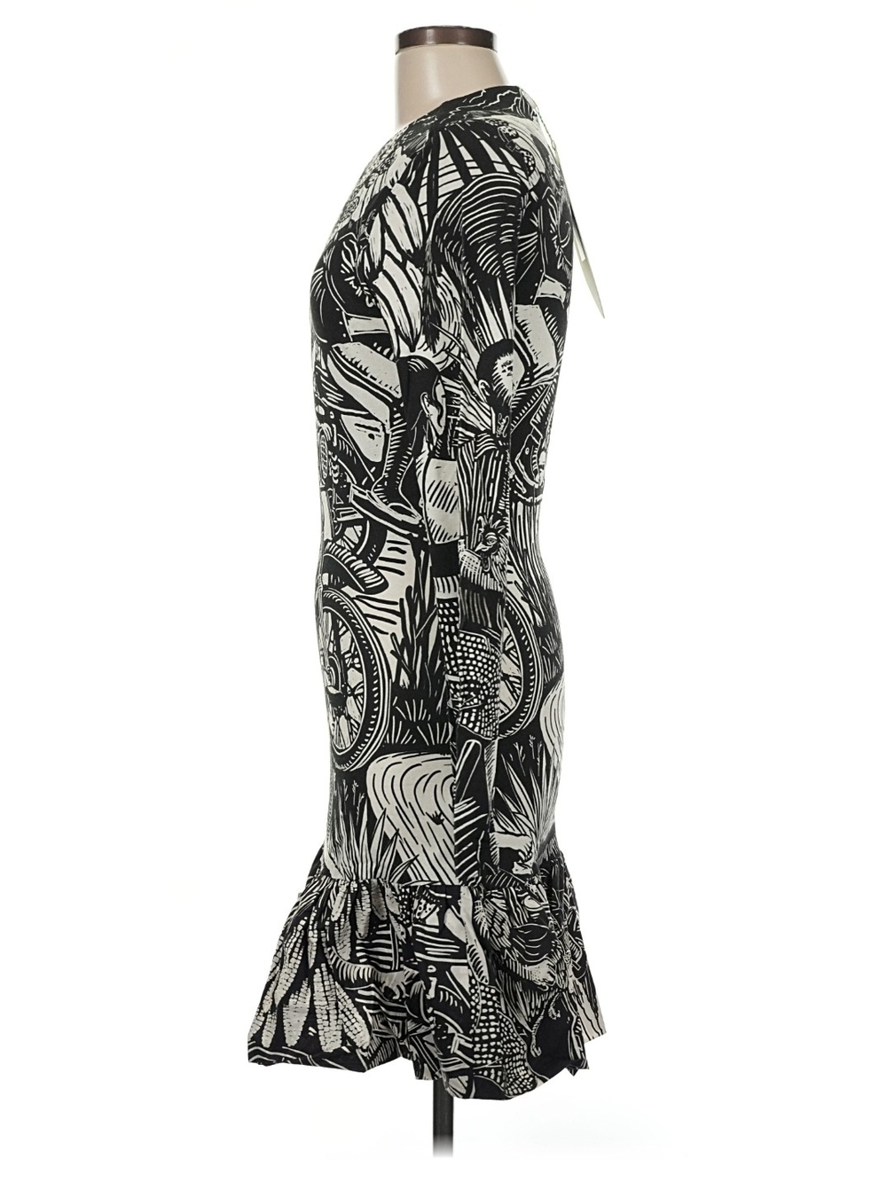 FARM Rio Black Ruta Ruffled Hem Mini Dress - Picture 5 of 10